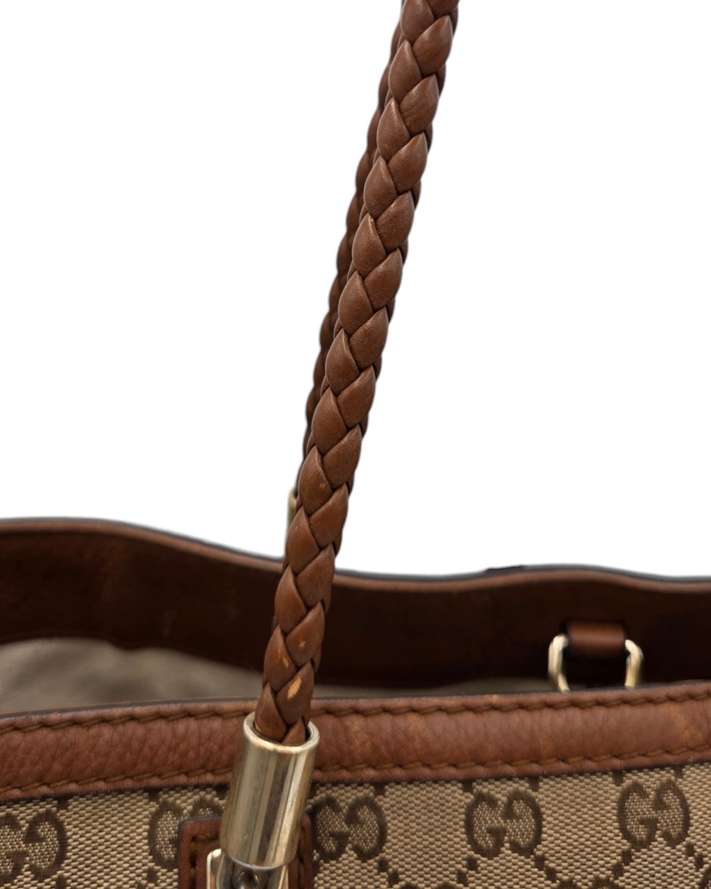 Gucci GG Canvas Bella Tote Bag Braun