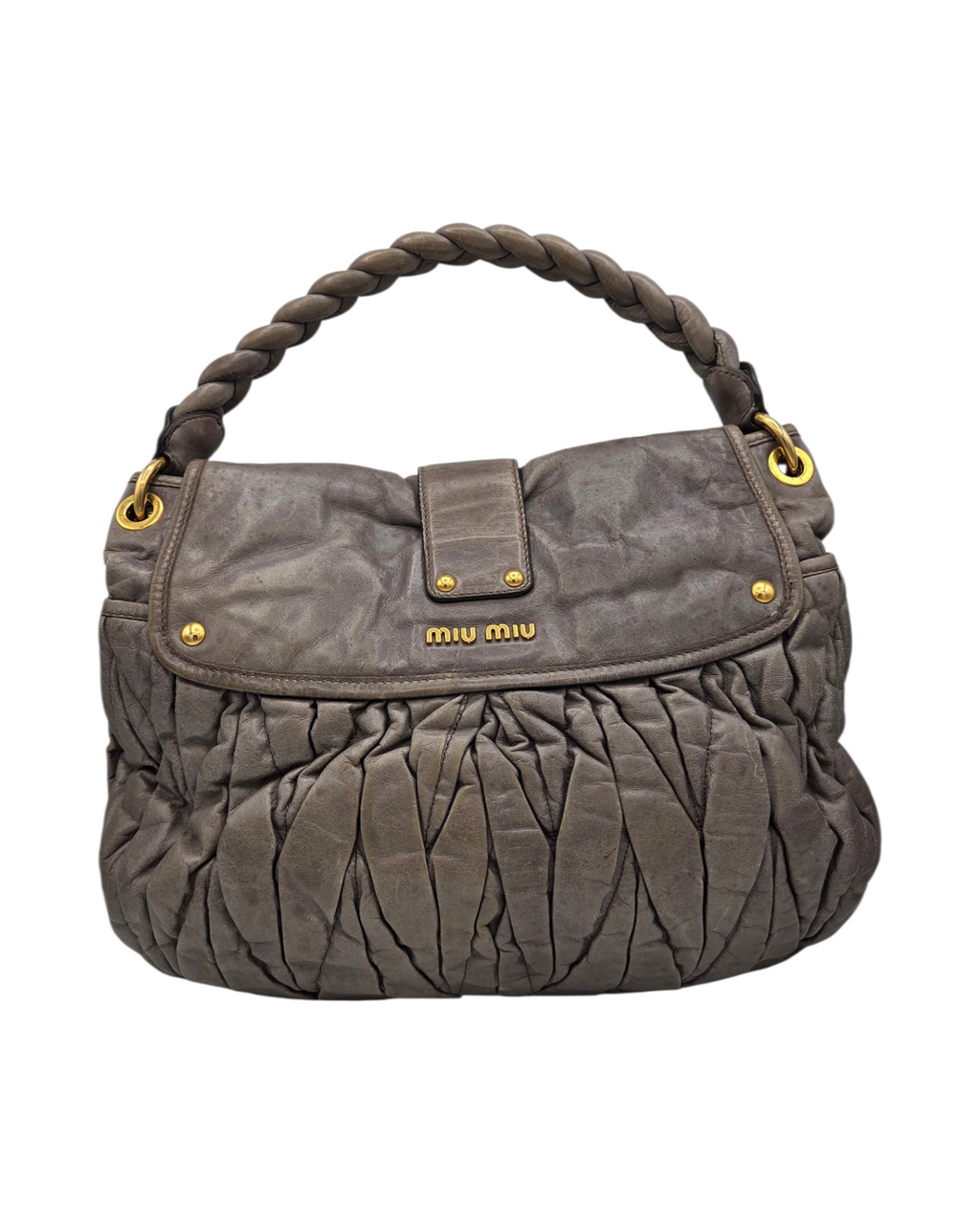 Miu Miu Matelasse Coffer Bag
