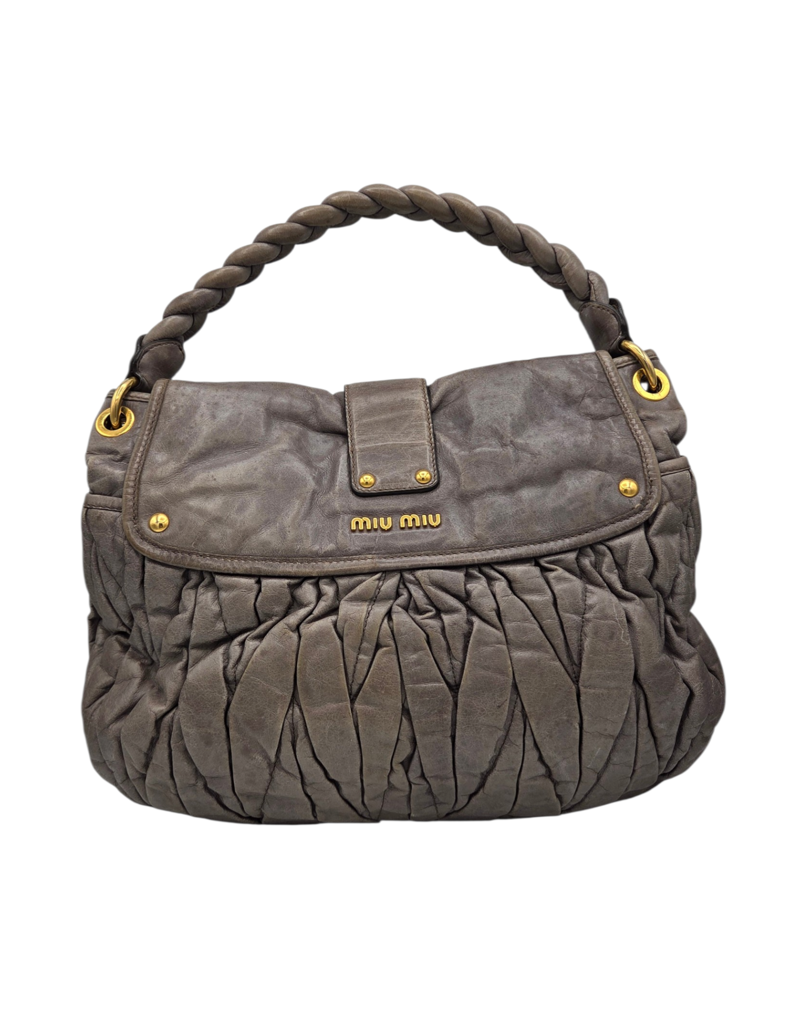 Miu Miu Matelasse Coffer Bag