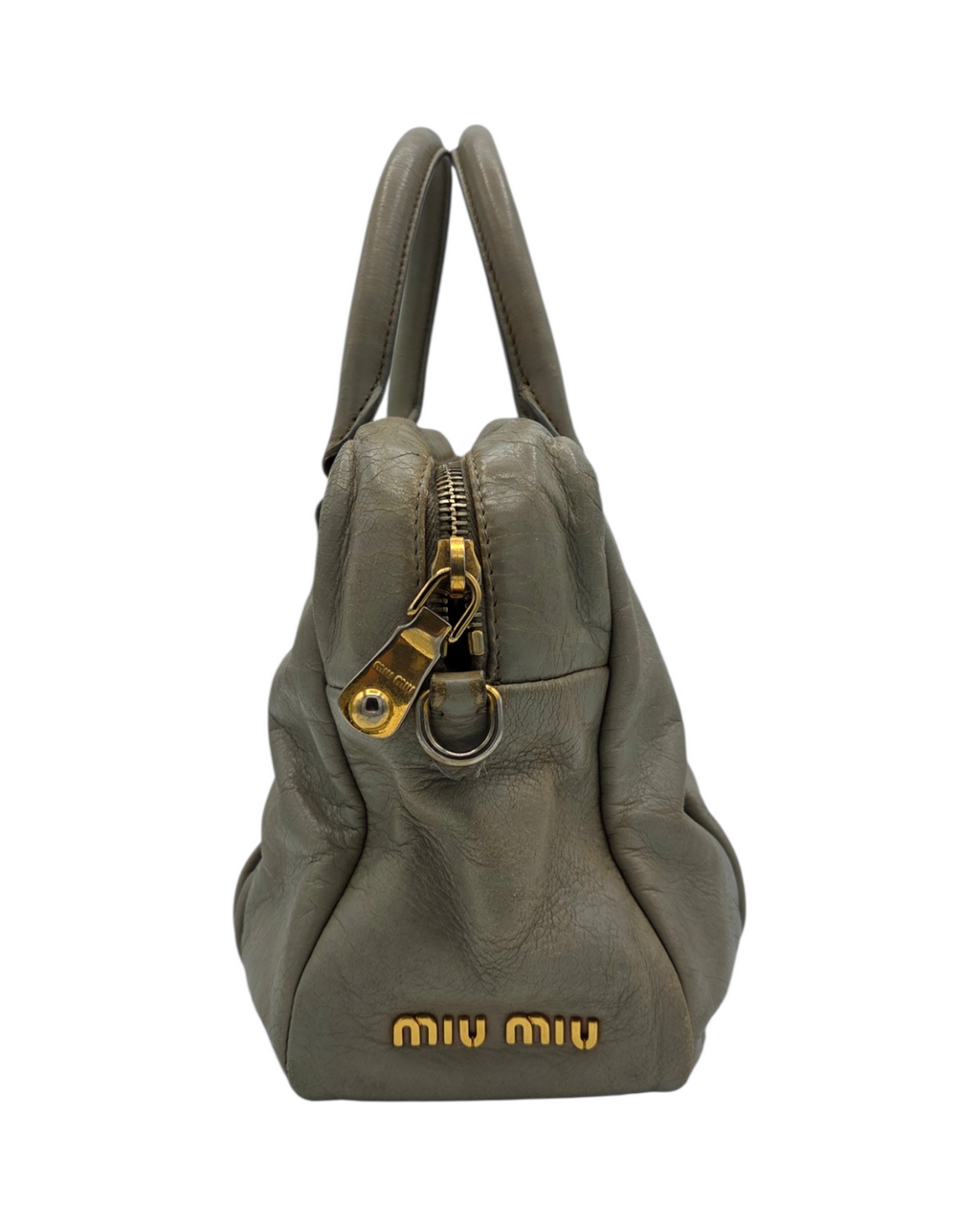 Miu Miu Crossbody Tasche Grau