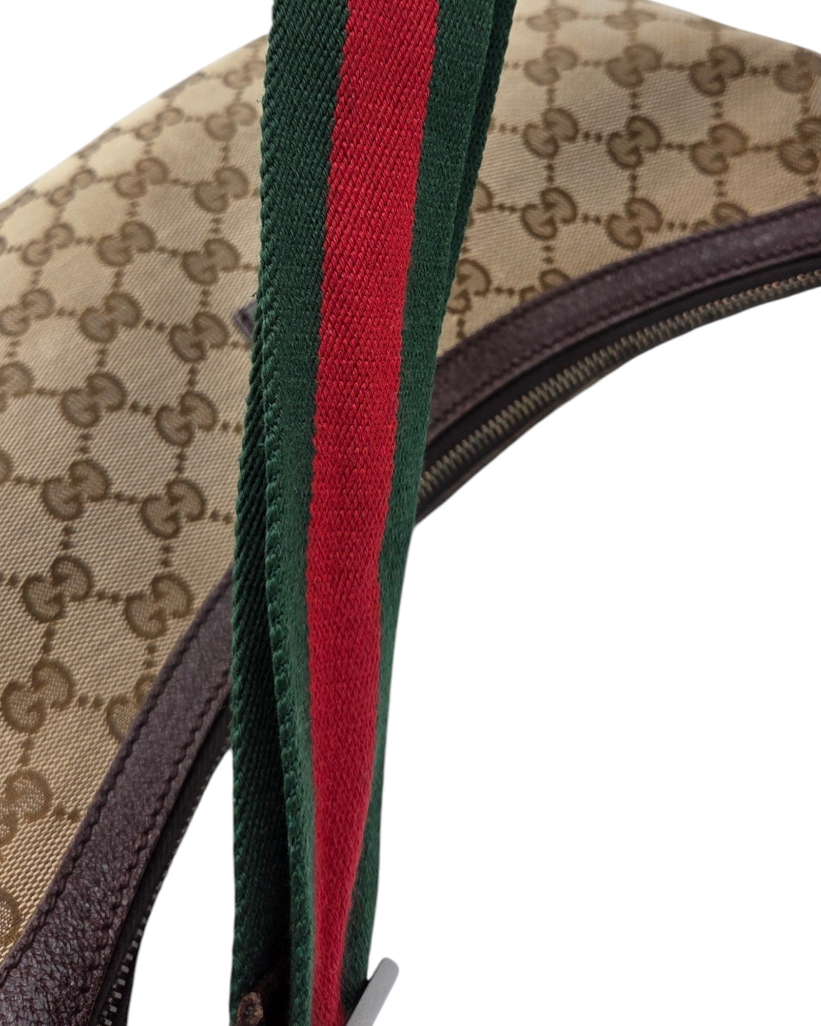 Gucci GG Canvas Hobo Bag Braun