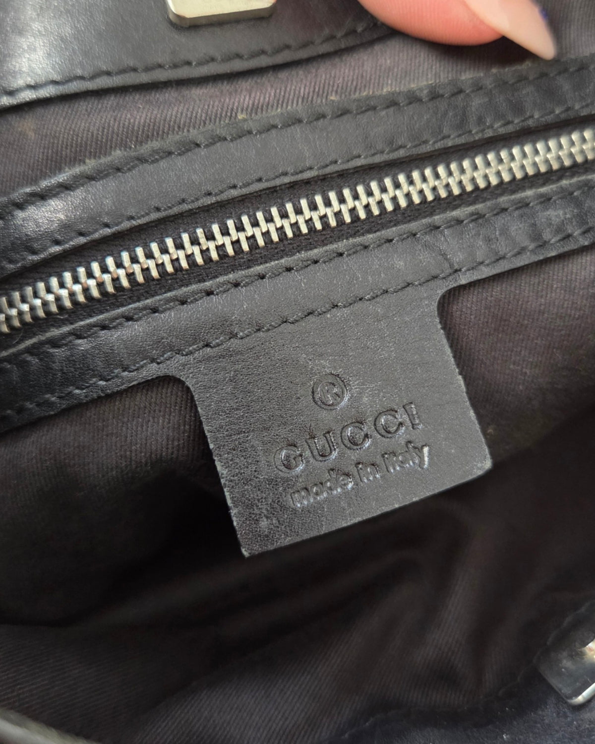 Gucci Halfmoon Bag Schwarz Monogram