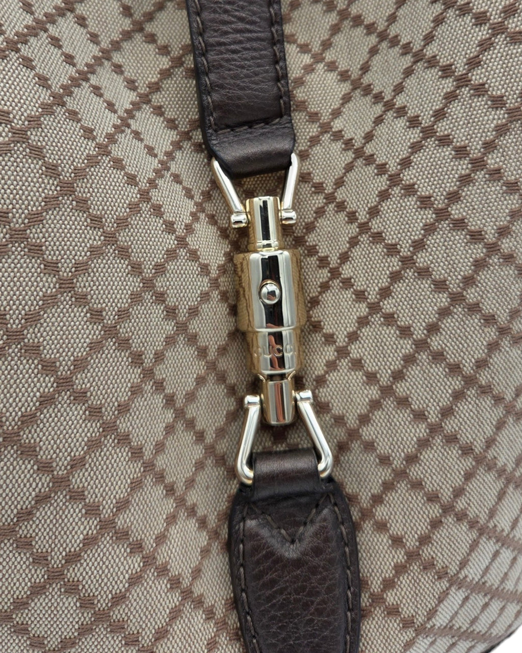 Gucci Canvas New Jackie Diamant Groß