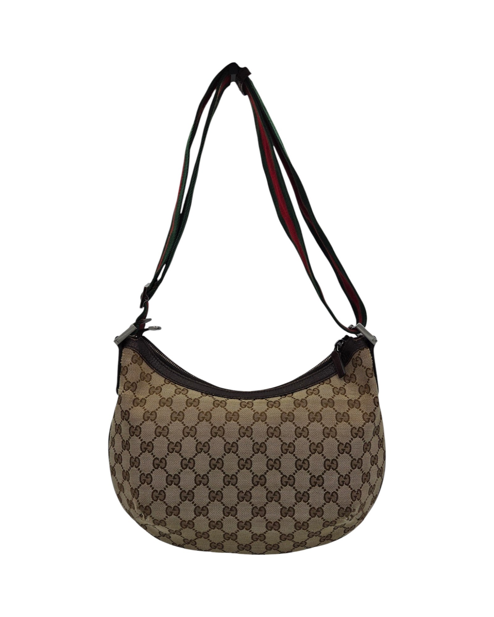 Gucci GG Canvas Hobo Bag Braun