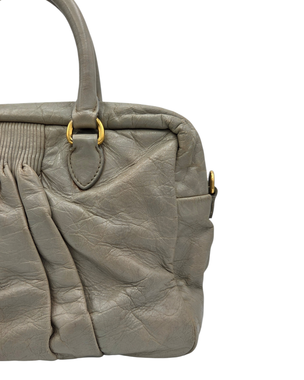 Miu Miu Crossbody Tasche Grau
