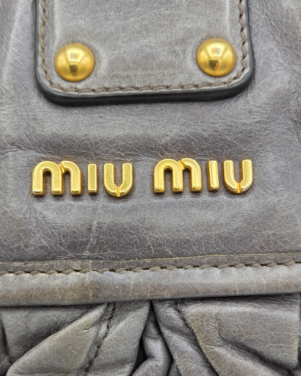 Miu Miu Matelasse Coffer Bag