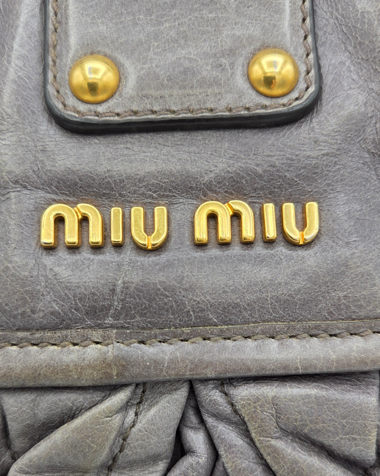Miu Miu Matelasse Coffer Bag