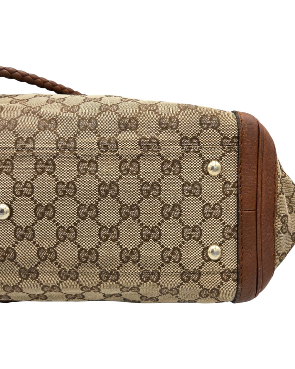 Gucci GG Canvas Bella Tote Bag Braun
