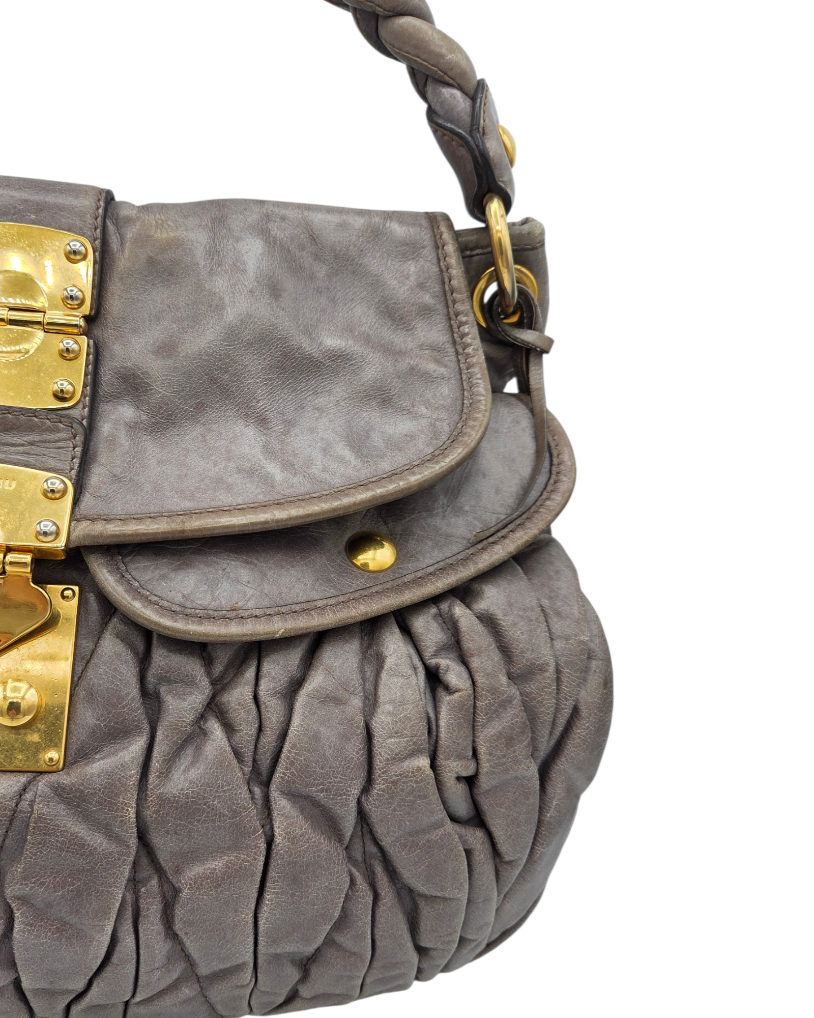 Miu Miu Matelasse Coffer Bag