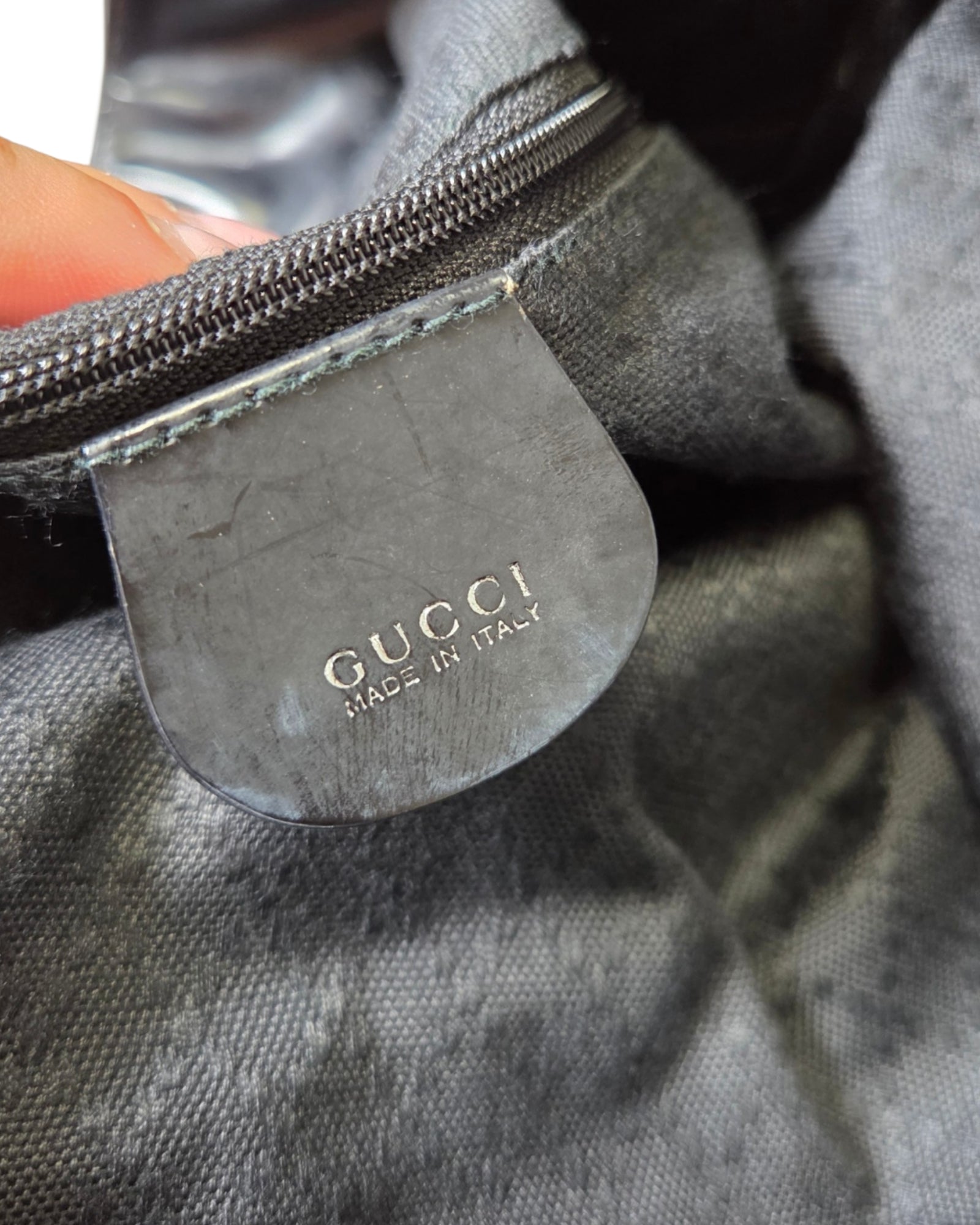 Gucci Bamboo Nylon Schwarz