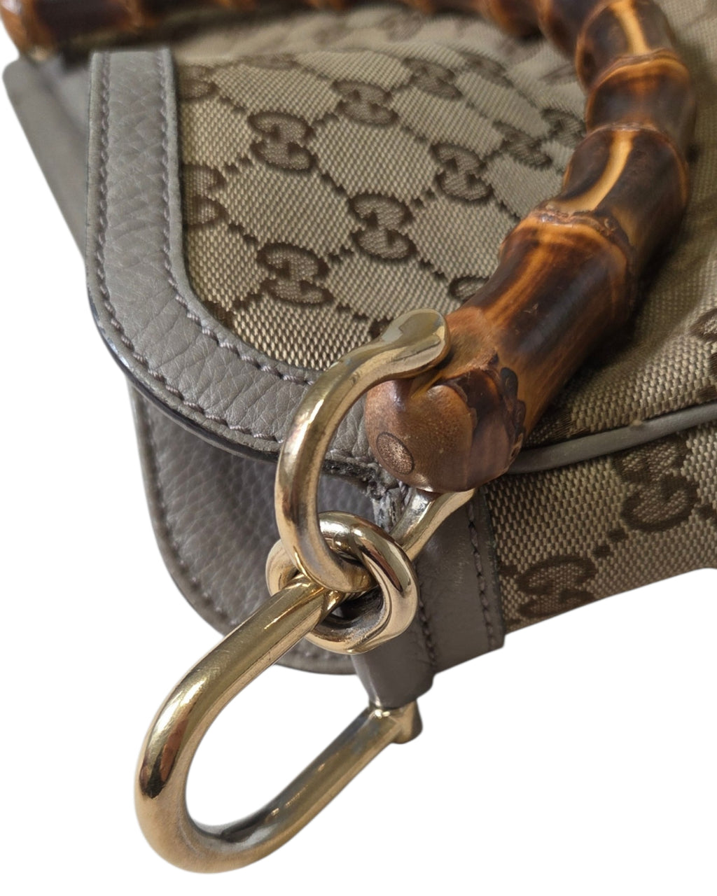 Gucci GG Canvas Diana Bamboo
