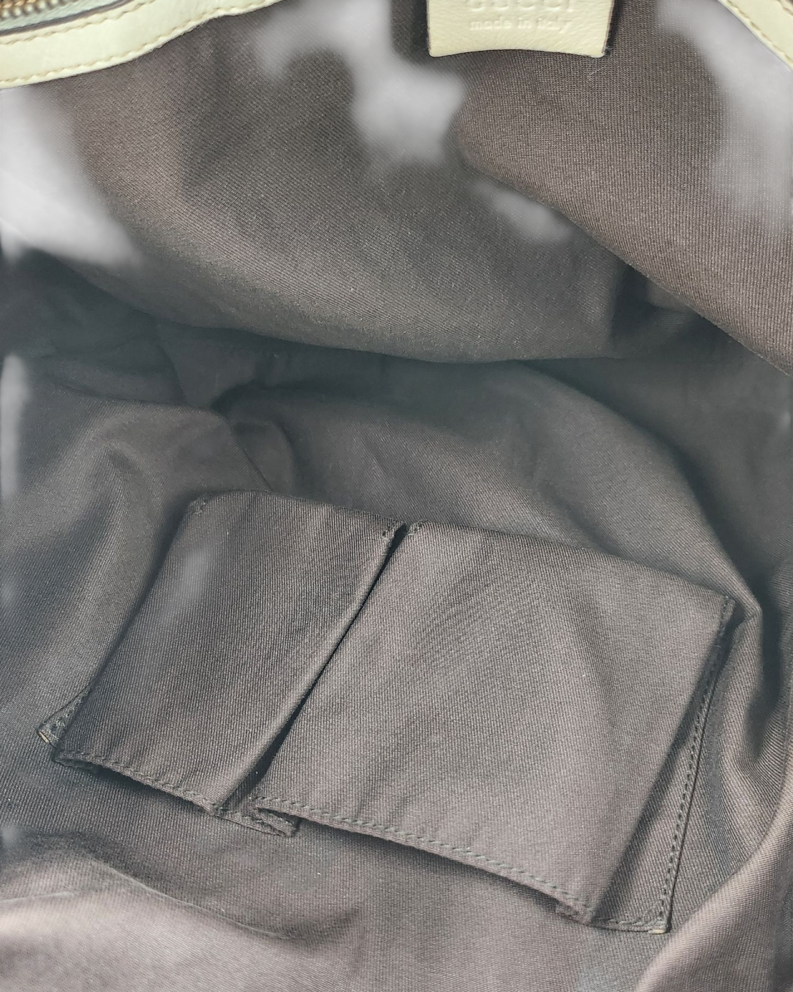 Gucci Canvas Horsebit Boston Bag