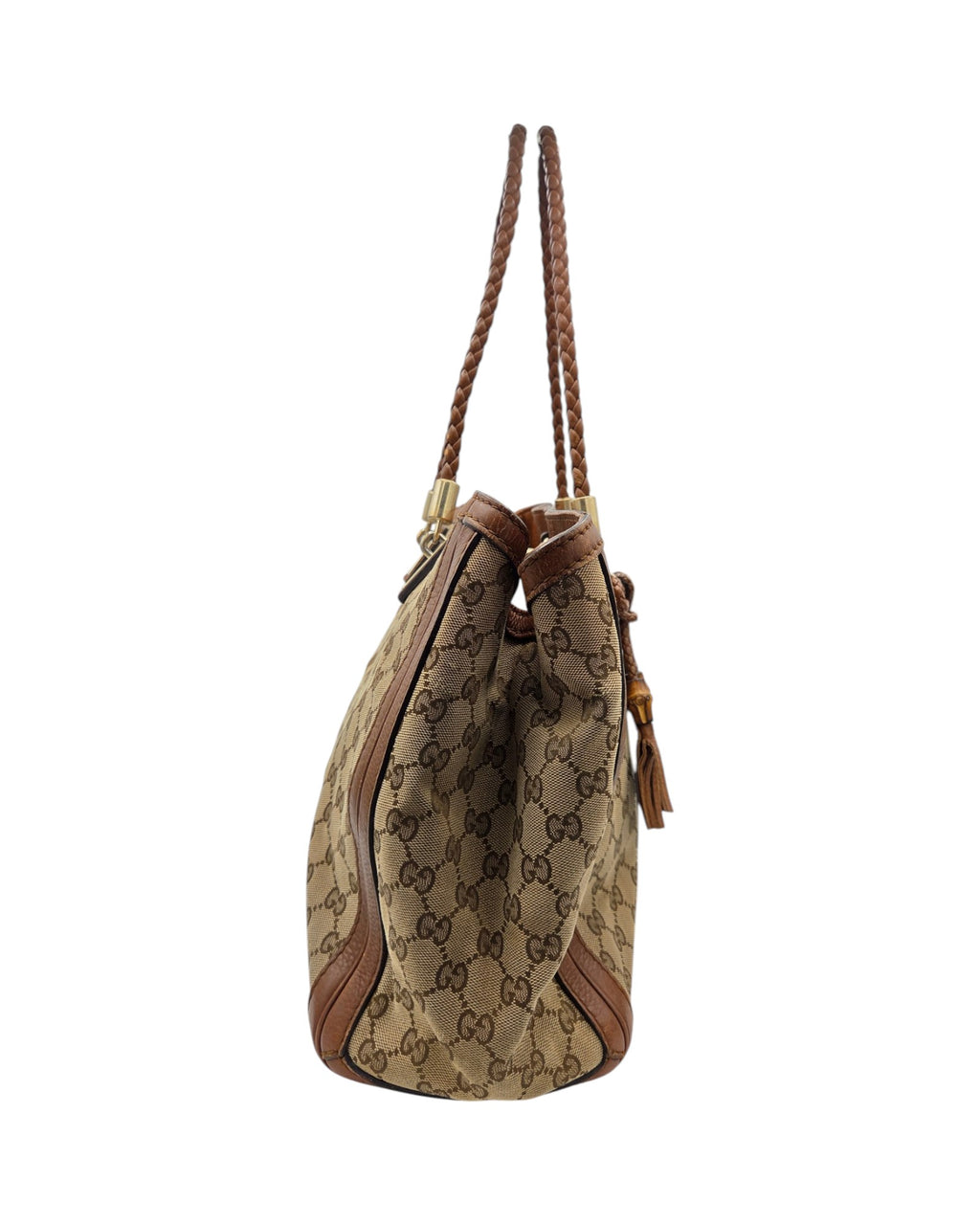 Gucci GG Canvas Bella Tote Bag Braun