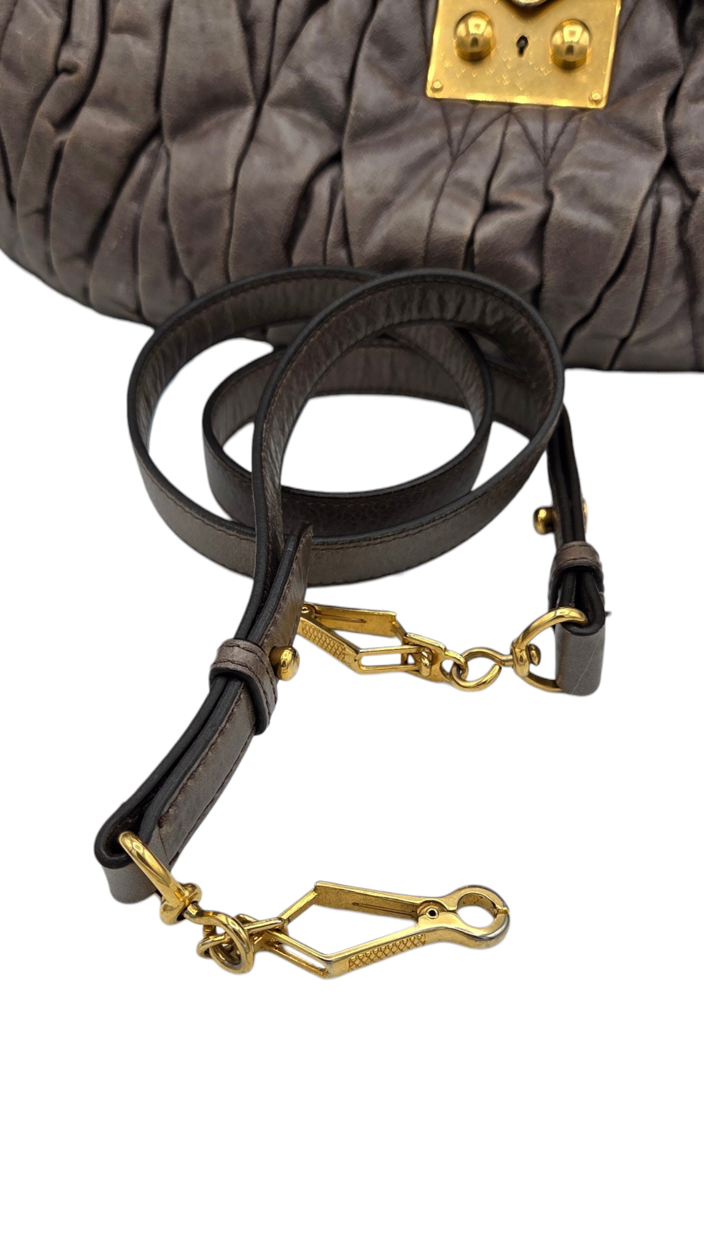 Miu Miu Matelasse Coffer Bag