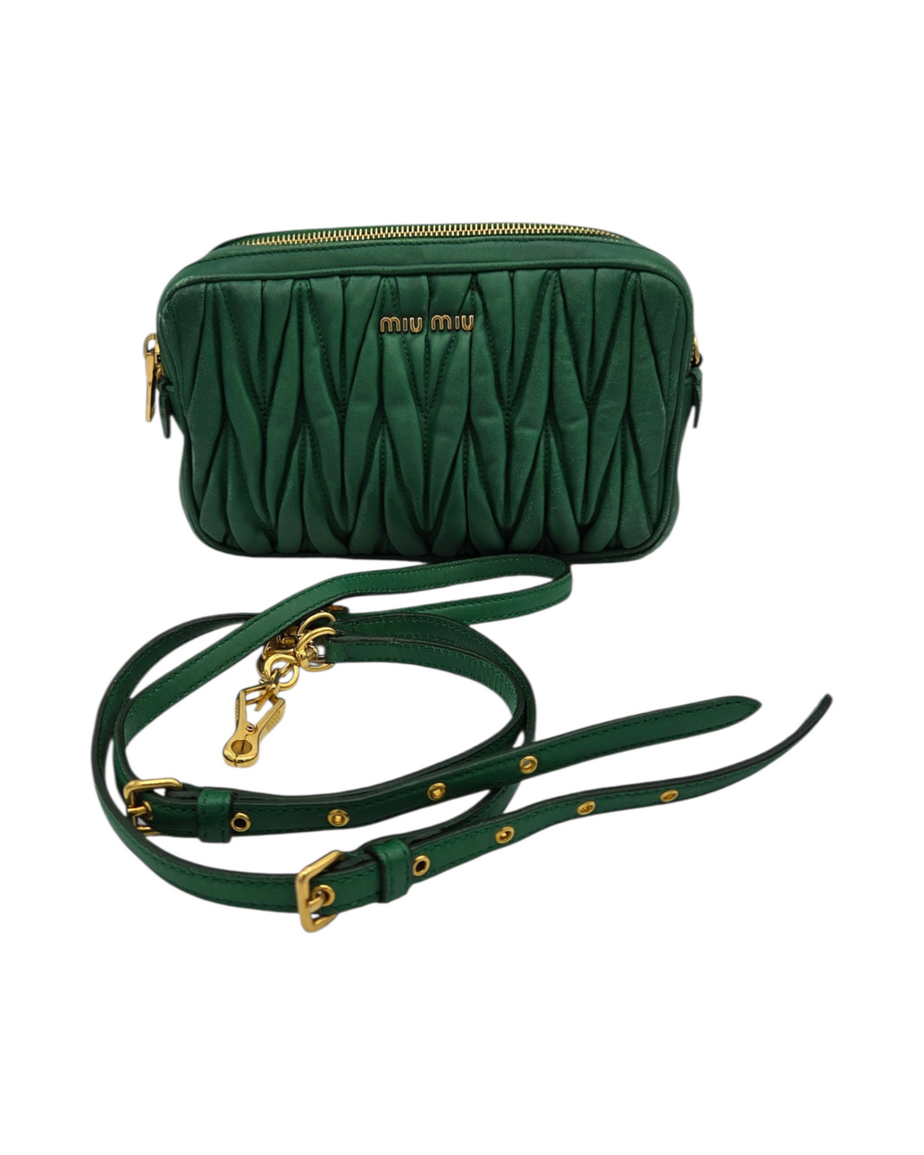 Miu Miu Matelasse Crossbody Tasche