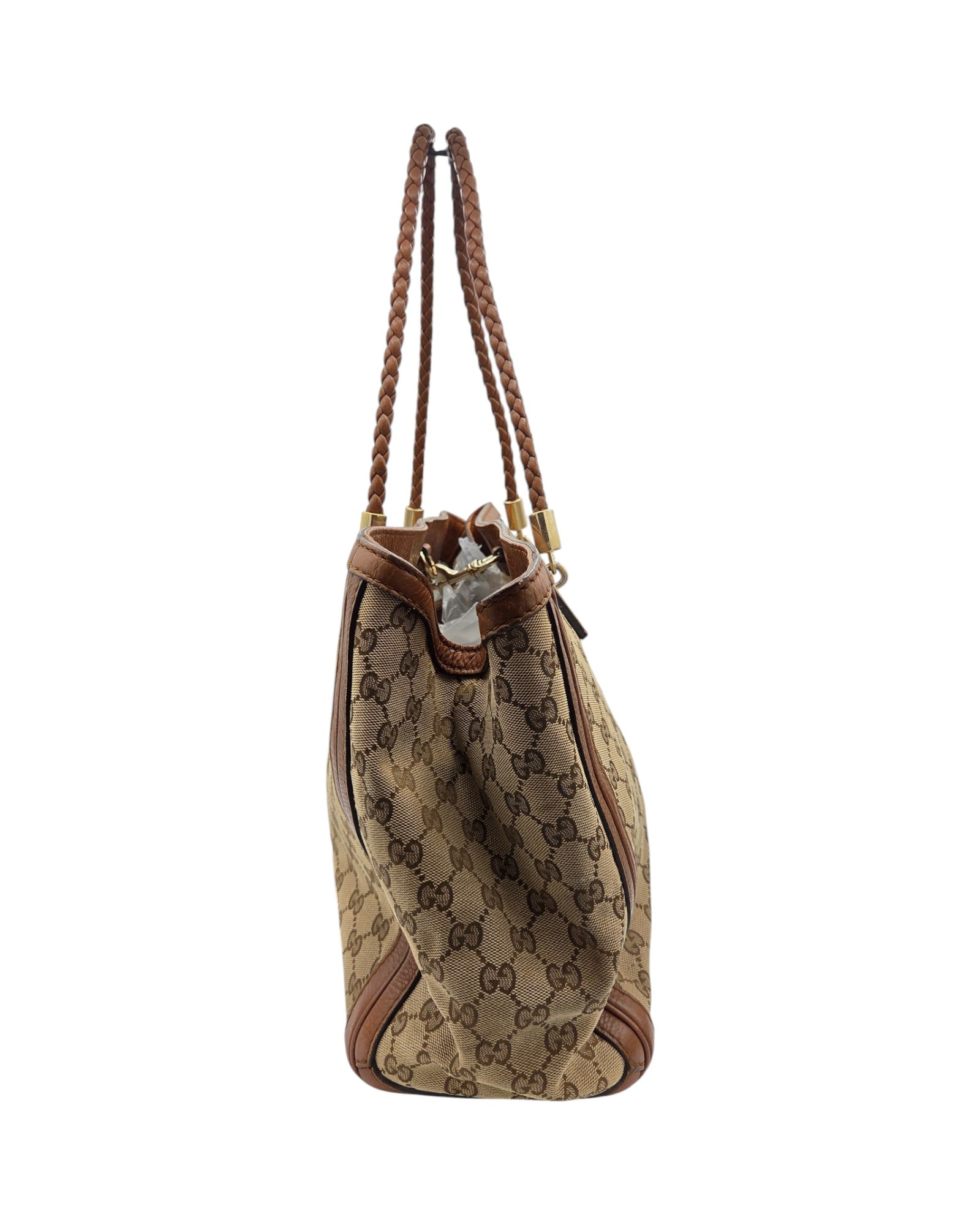 Gucci GG Canvas Bella Tote Bag Braun