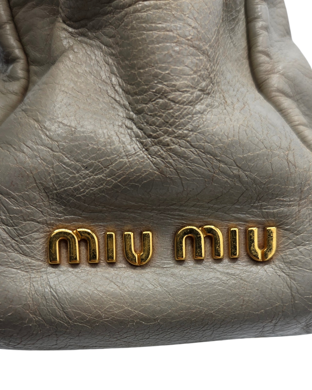 Miu Miu Crossbody Tasche Grau