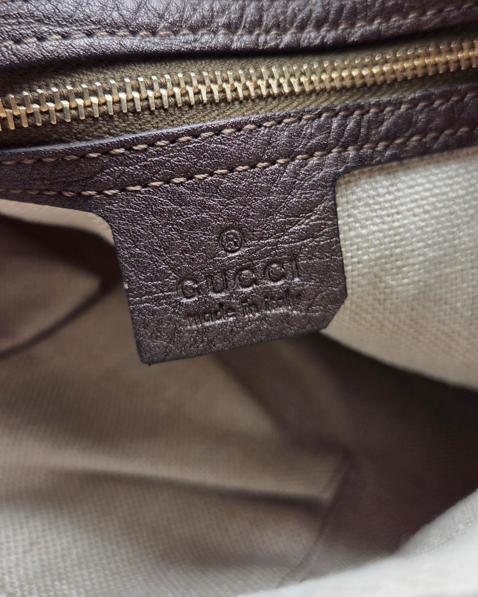 Gucci Canvas New Jackie Diamant Groß