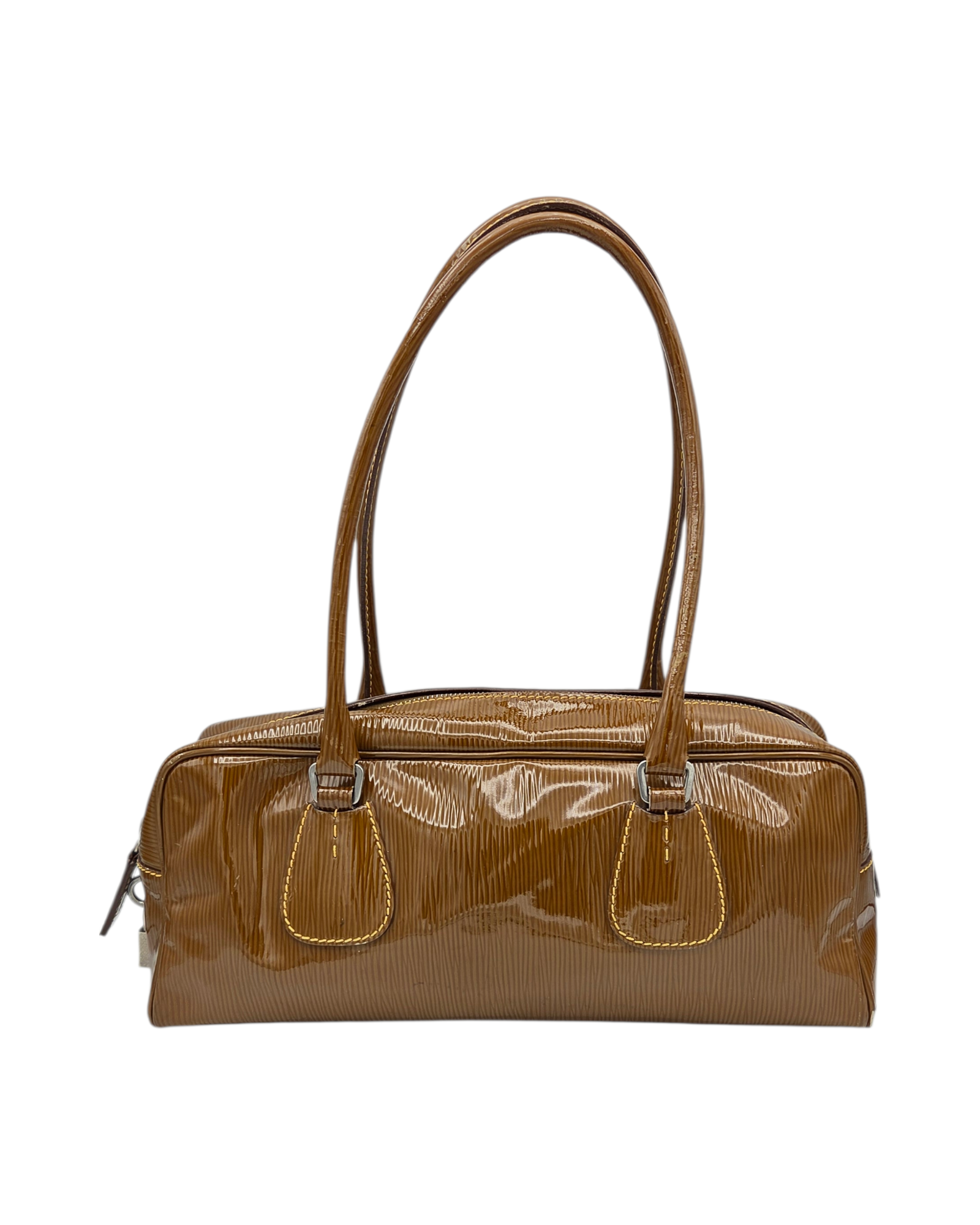 Prada Vernice Bauletto Shoulder Bag