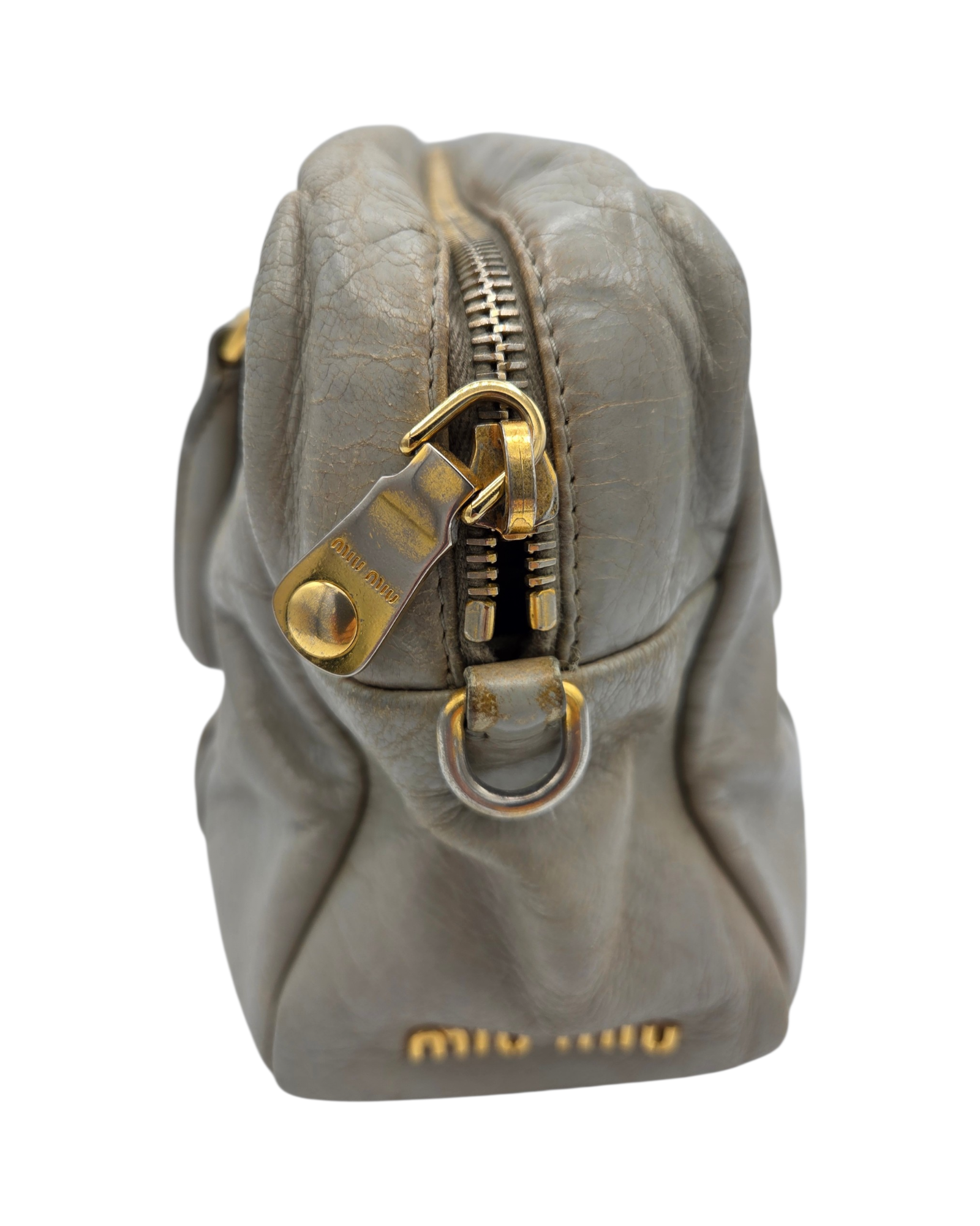 Miu Miu Crossbody Tasche Grau