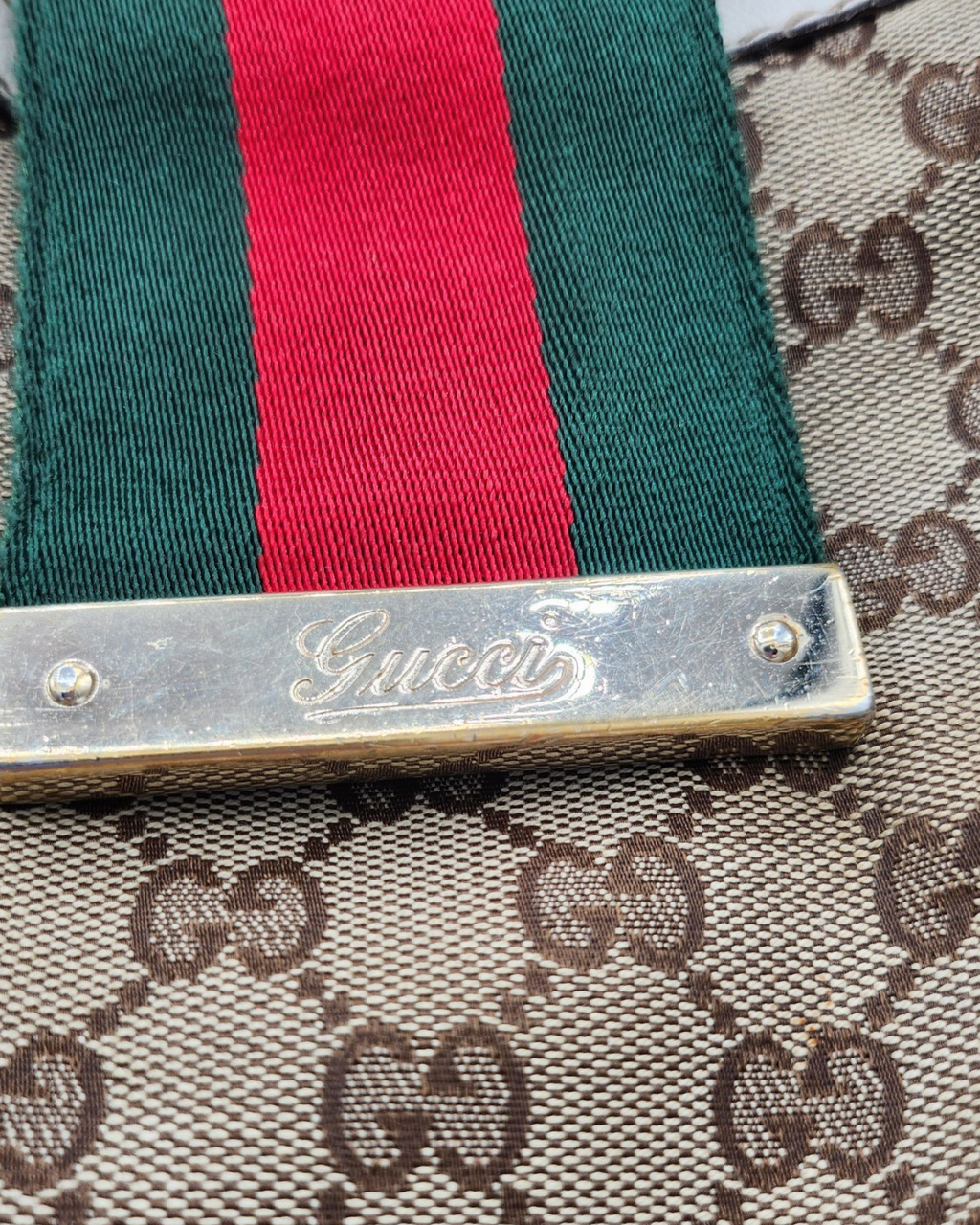 Gucci Canvas Hobo Bag
