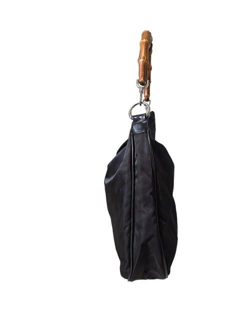 Gucci Bamboo Nylon Schwarz