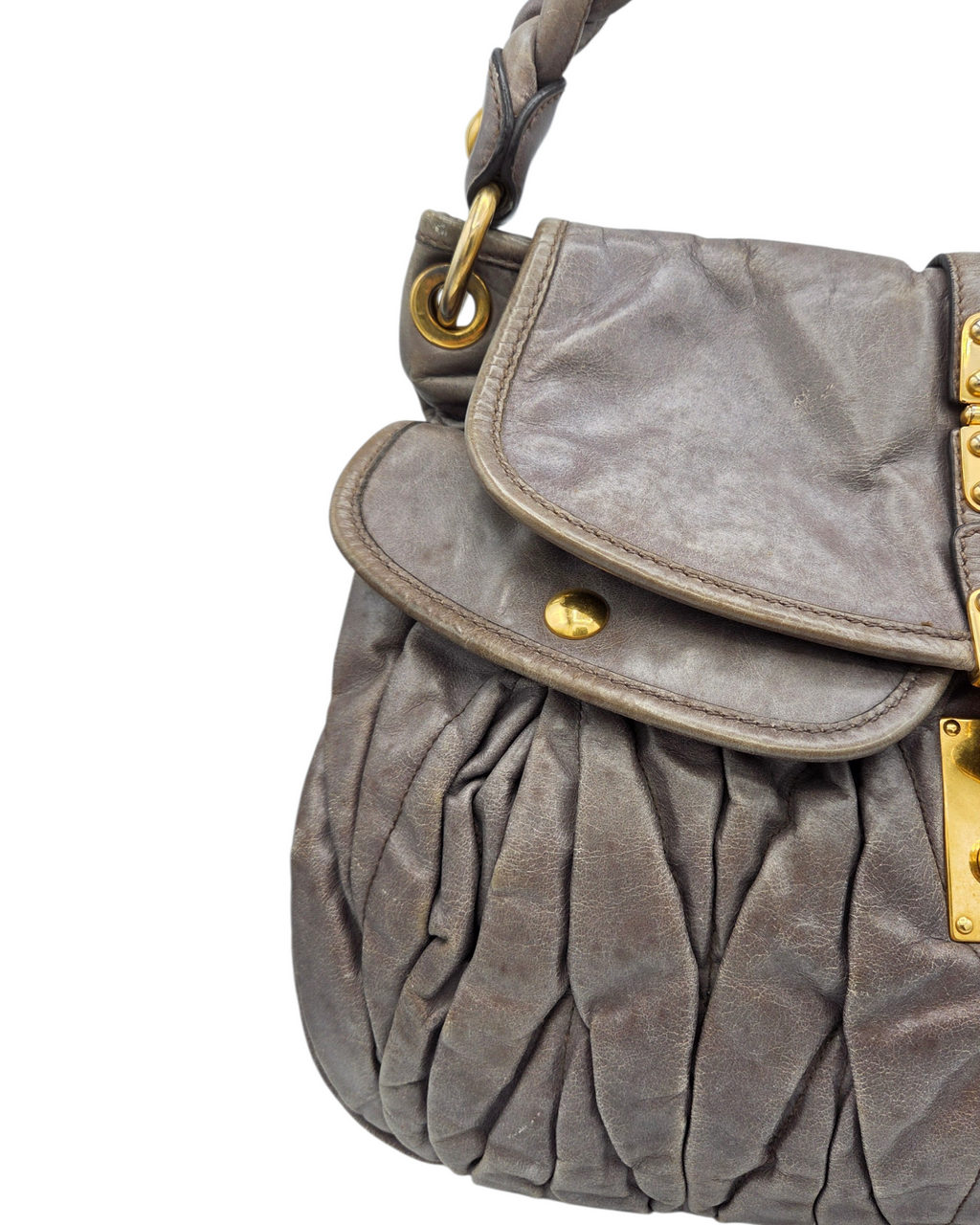 Miu Miu Matelasse Coffer Bag