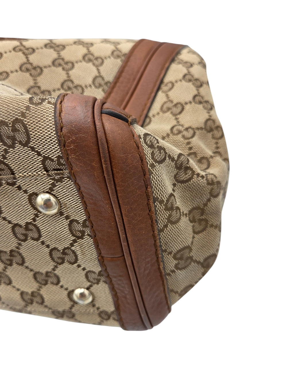 Gucci GG Canvas Bella Tote Bag Braun