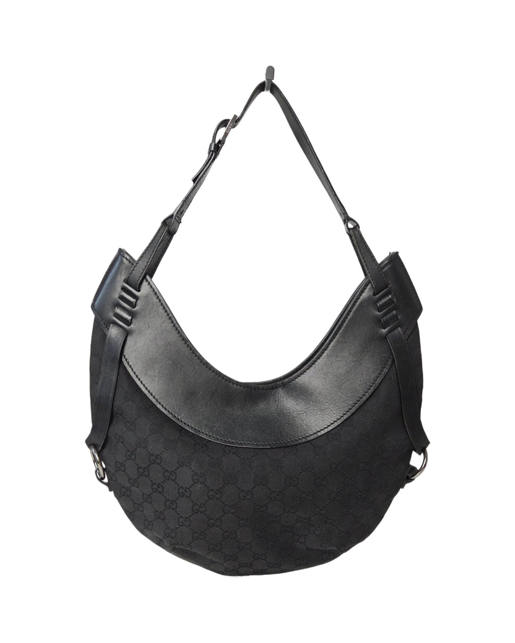 Gucci Halfmoon Bag Schwarz Monogram