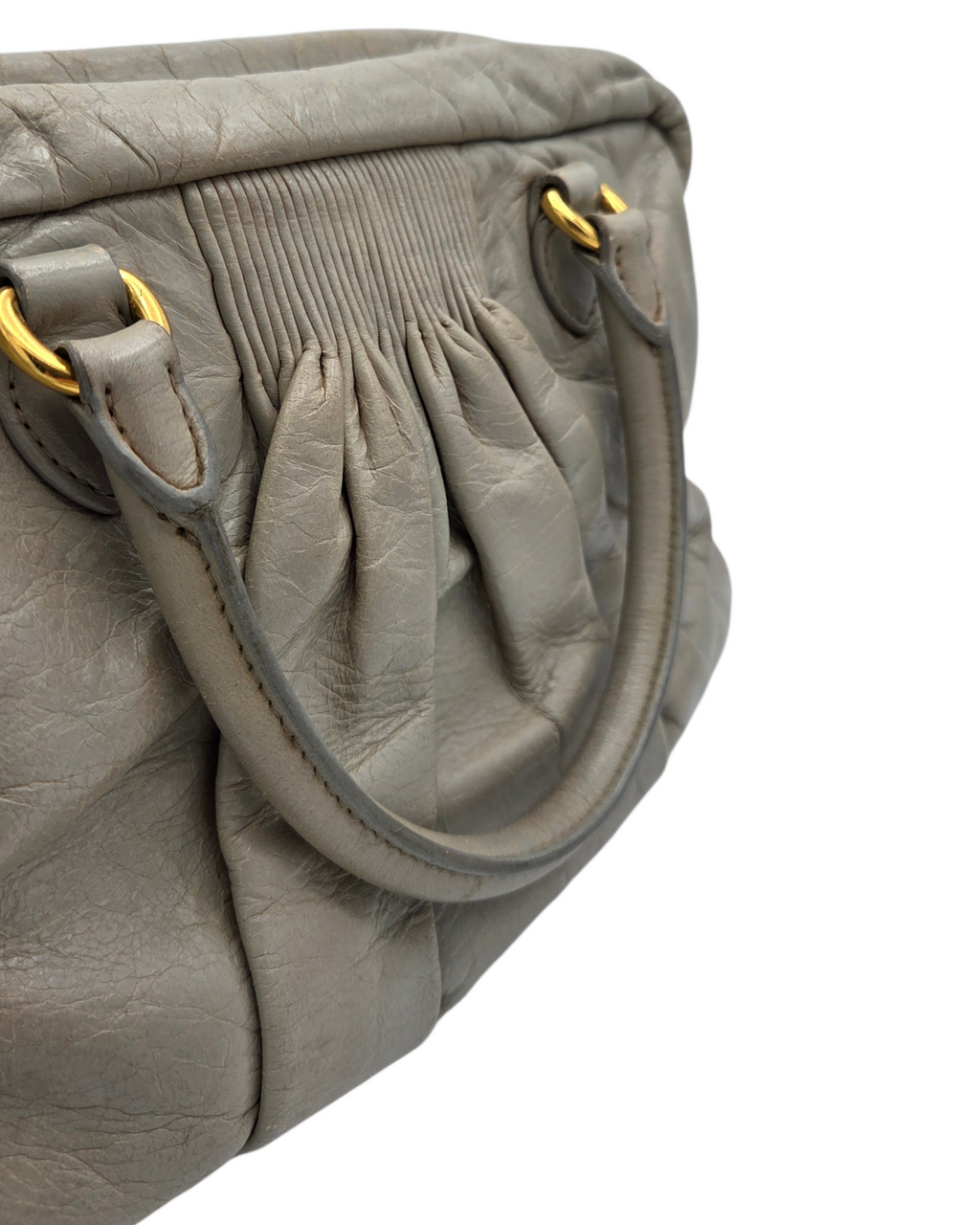 Miu Miu Crossbody Tasche Grau