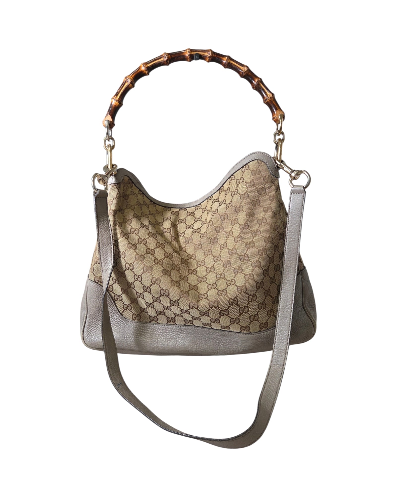 Gucci GG Canvas Diana Bamboo