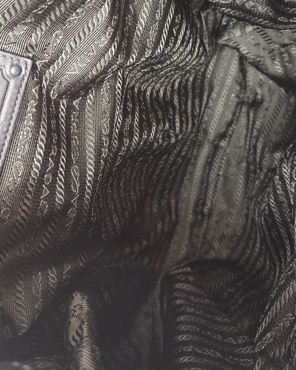 Prada Ruffle Shoulder Bag