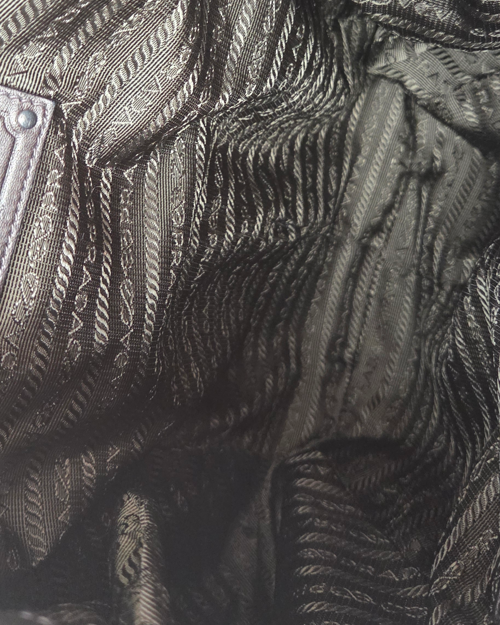 Prada Ruffle Shoulder Bag