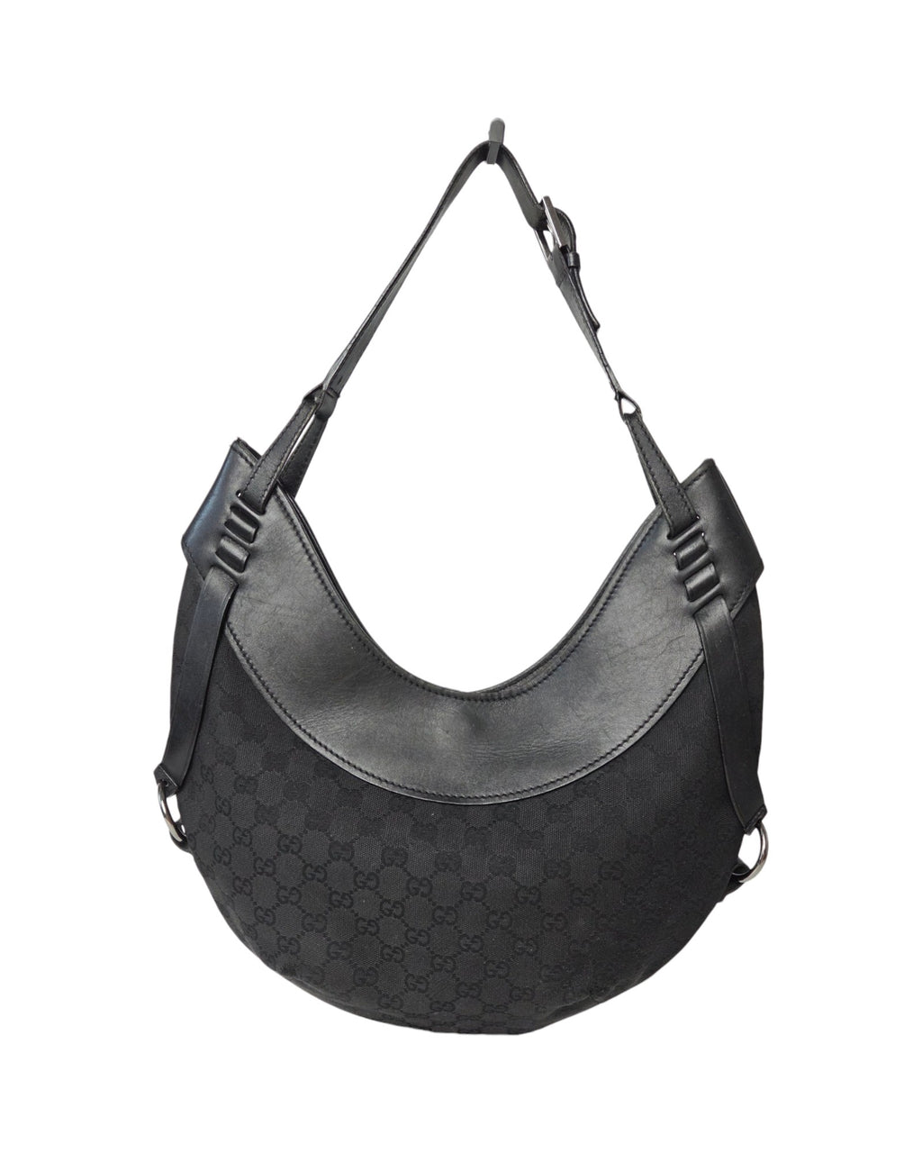 Gucci Halfmoon Bag Schwarz Monogram