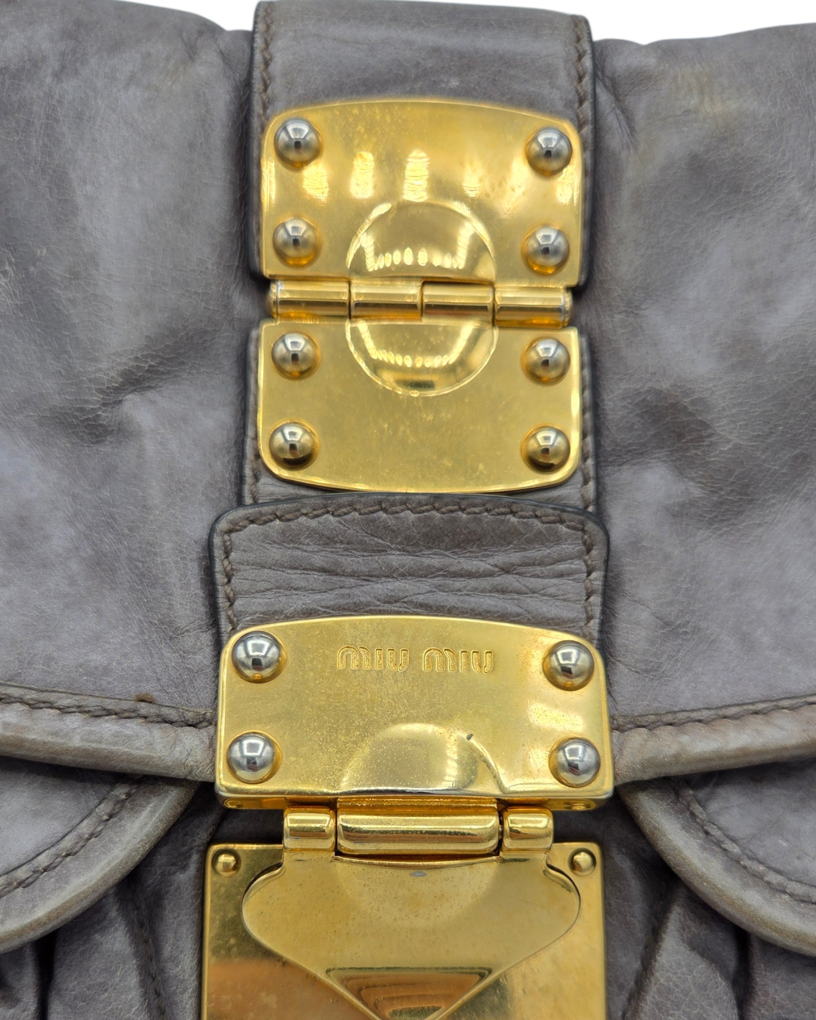 Miu Miu Matelasse Coffer Bag