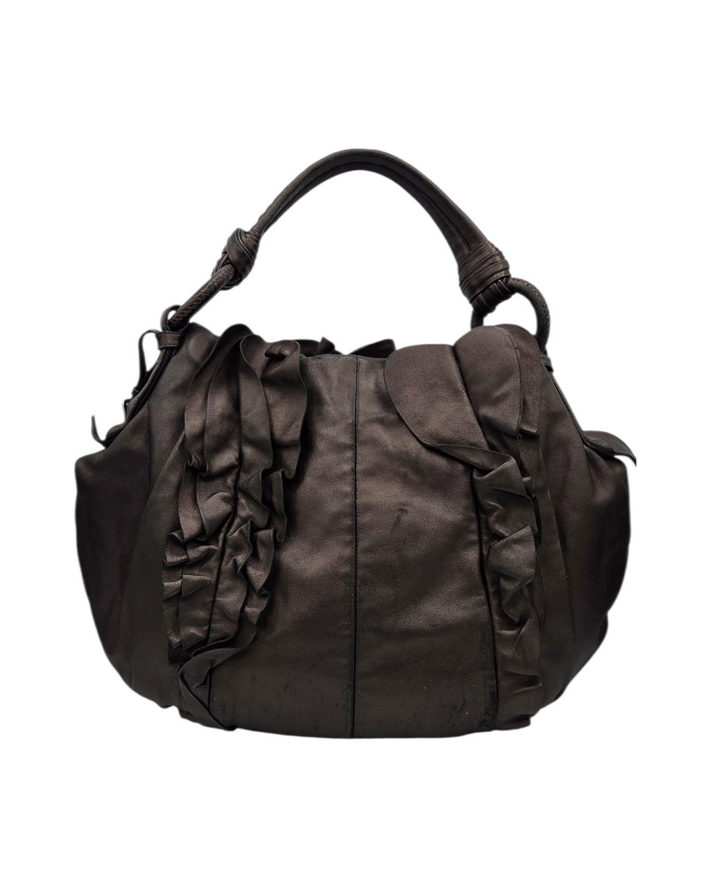 Prada Ruffle Shoulder Bag