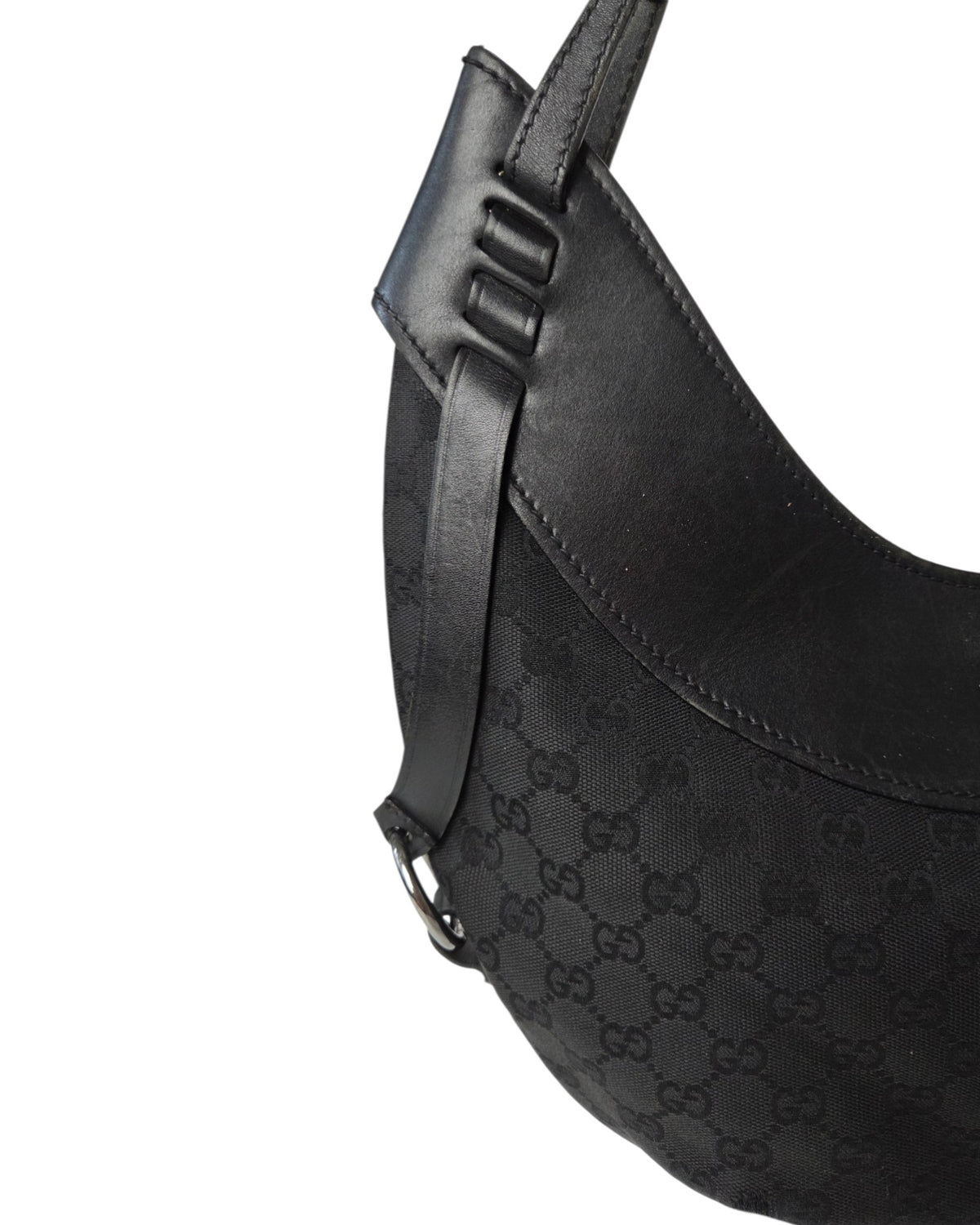 Gucci Halfmoon Bag Schwarz Monogram