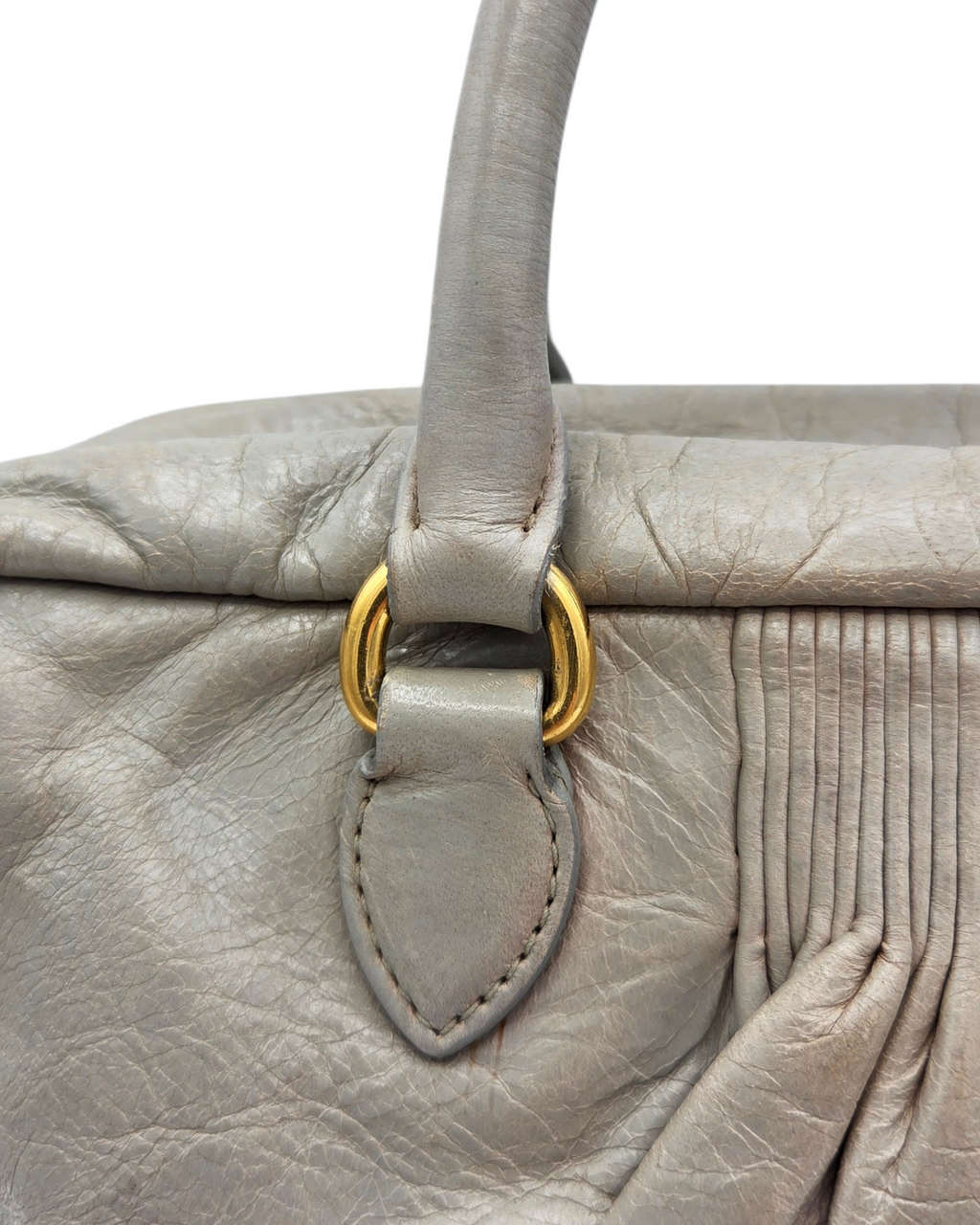 Miu Miu Crossbody Tasche Grau