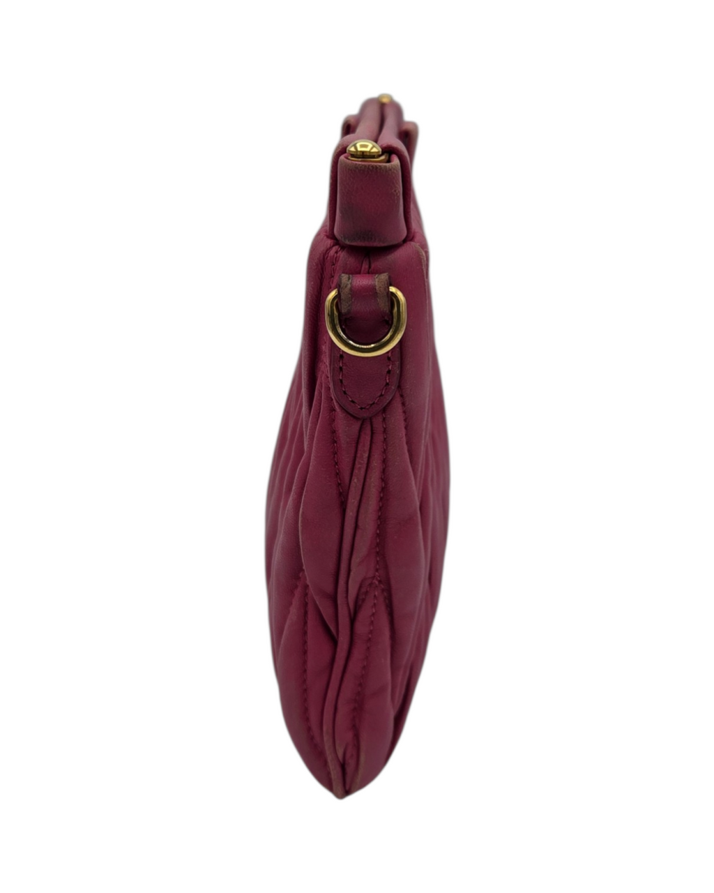 Miu Miu Matelasse Crossbody Tasche Fuchsia
