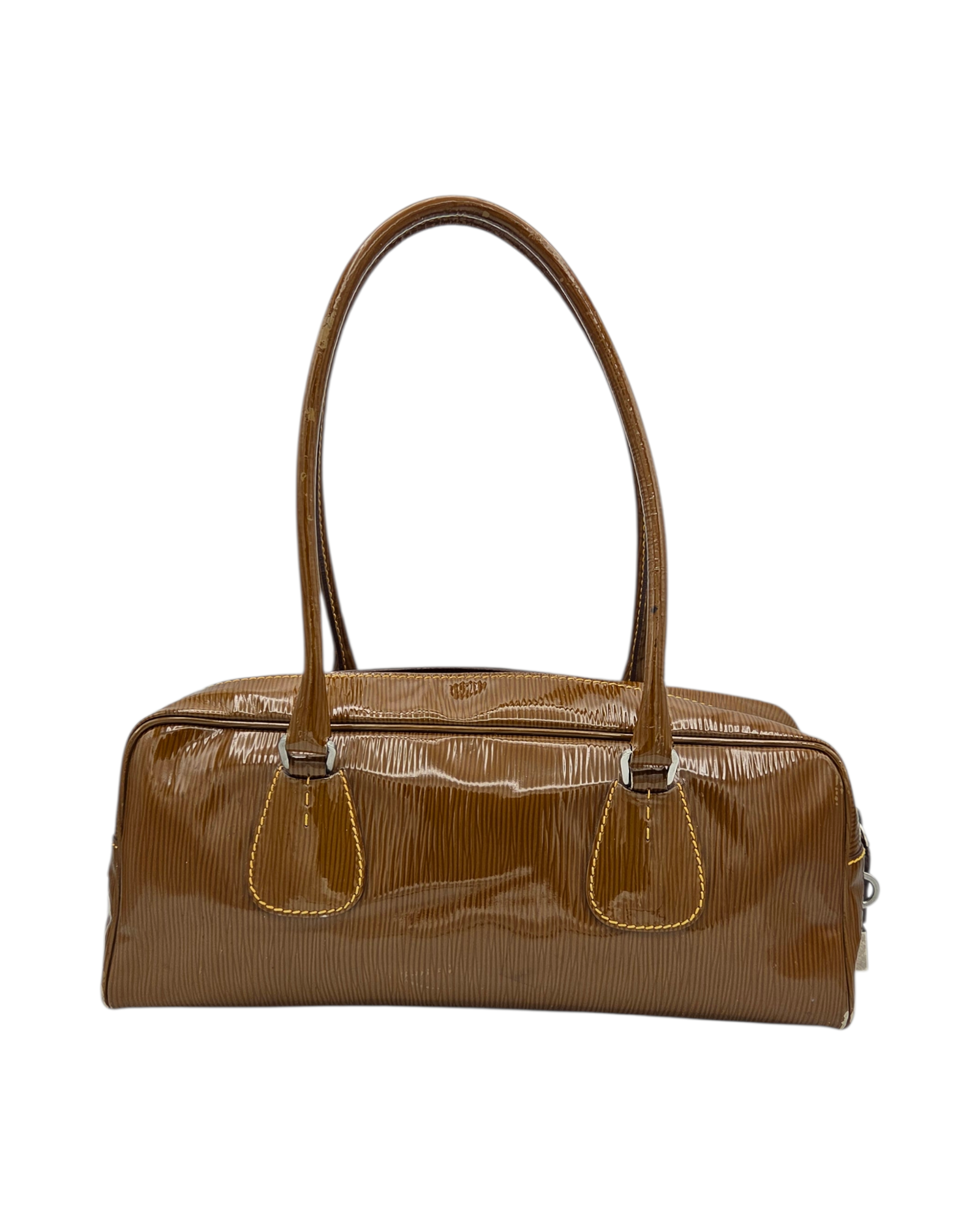 Prada Vernice Bauletto Shoulder Bag