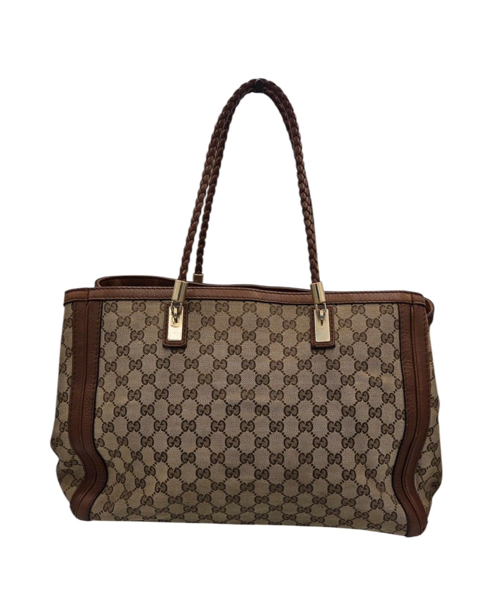 Gucci GG Canvas Bella Tote Bag Braun