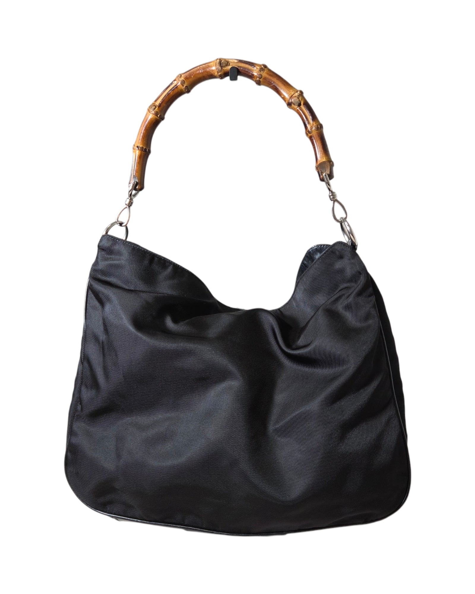 Gucci Bamboo Nylon Schwarz