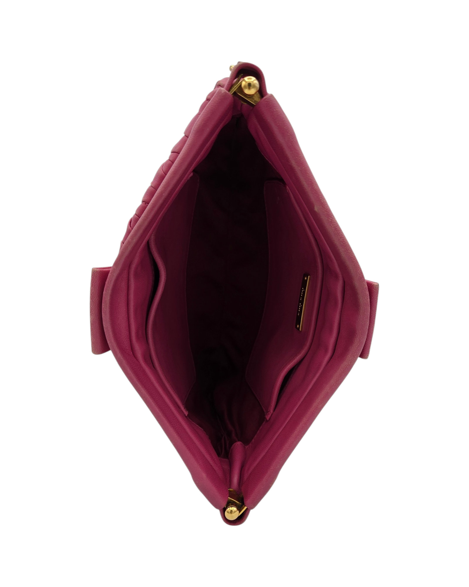 Miu Miu Matelasse Crossbody Tasche Fuchsia