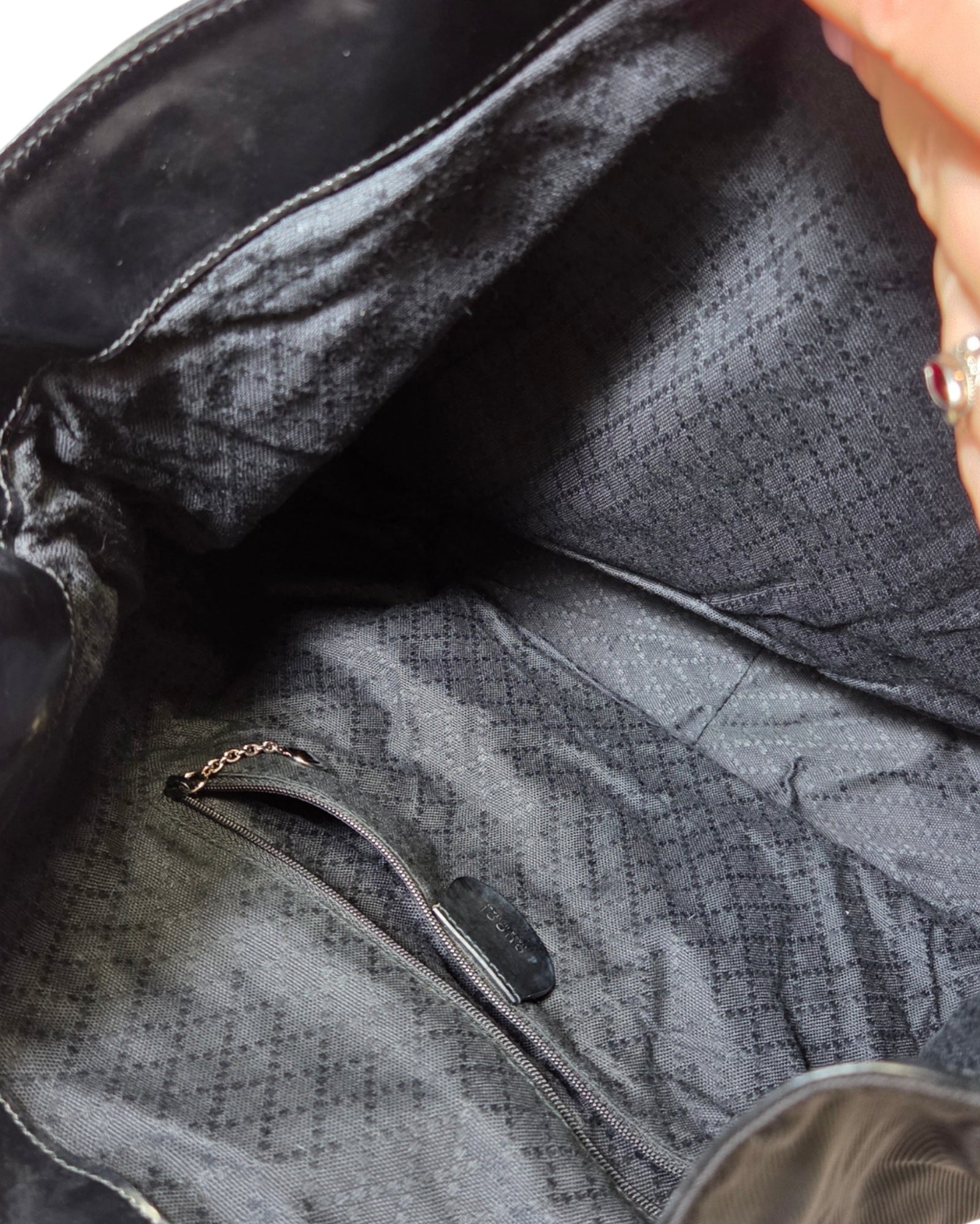 Gucci Bamboo Nylon Schwarz