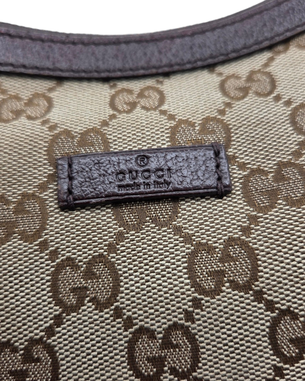 Gucci GG Canvas Hobo Bag Braun