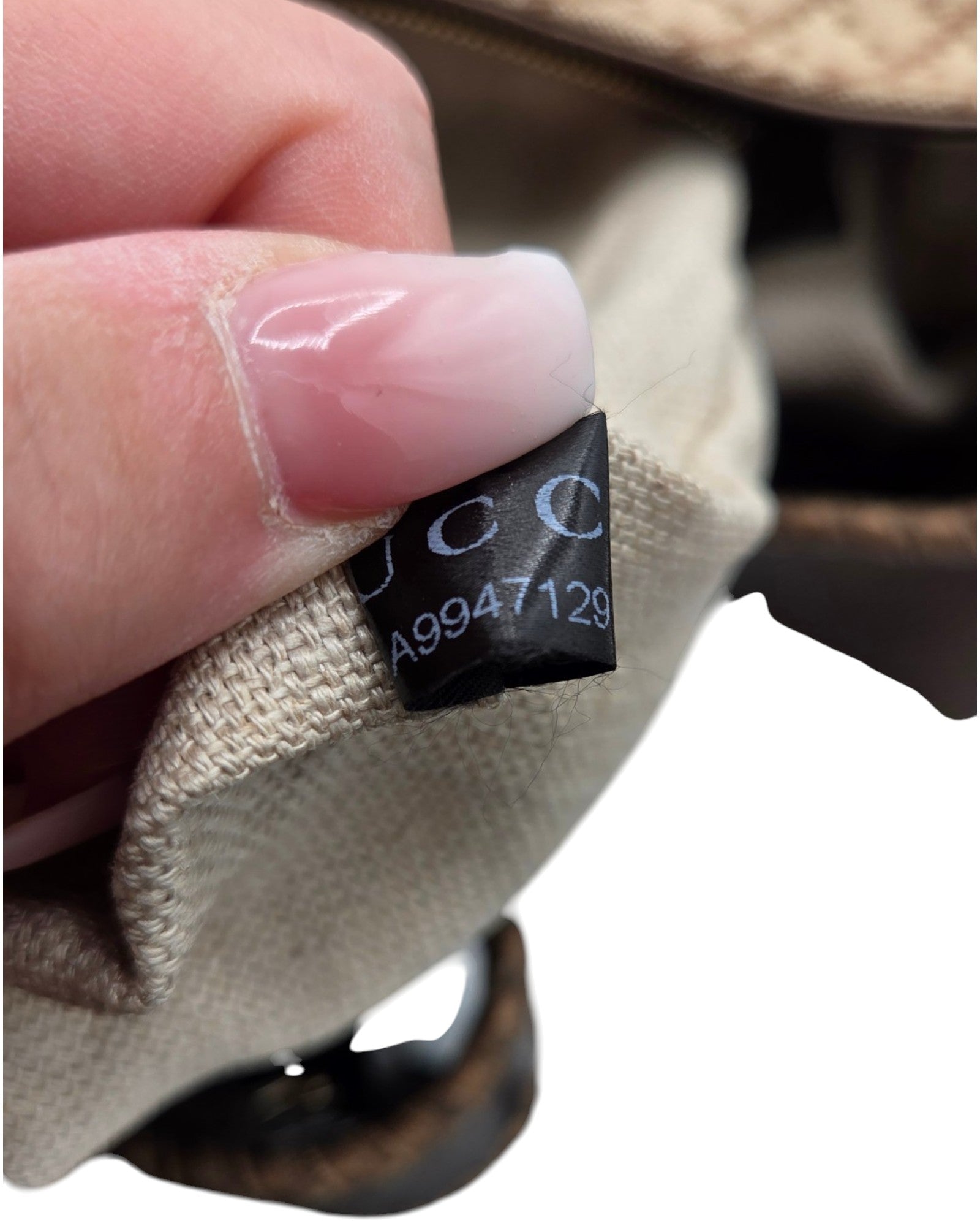 Gucci Canvas New Jackie Diamant Groß