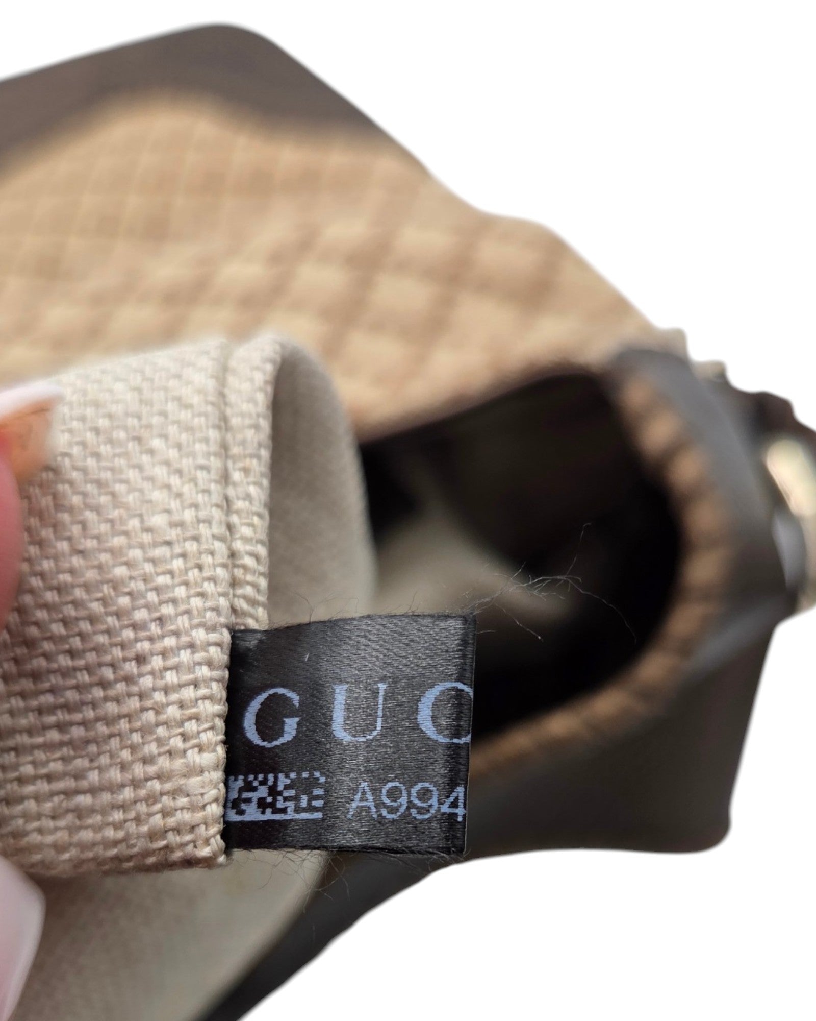 Gucci Canvas New Jackie Diamant Groß