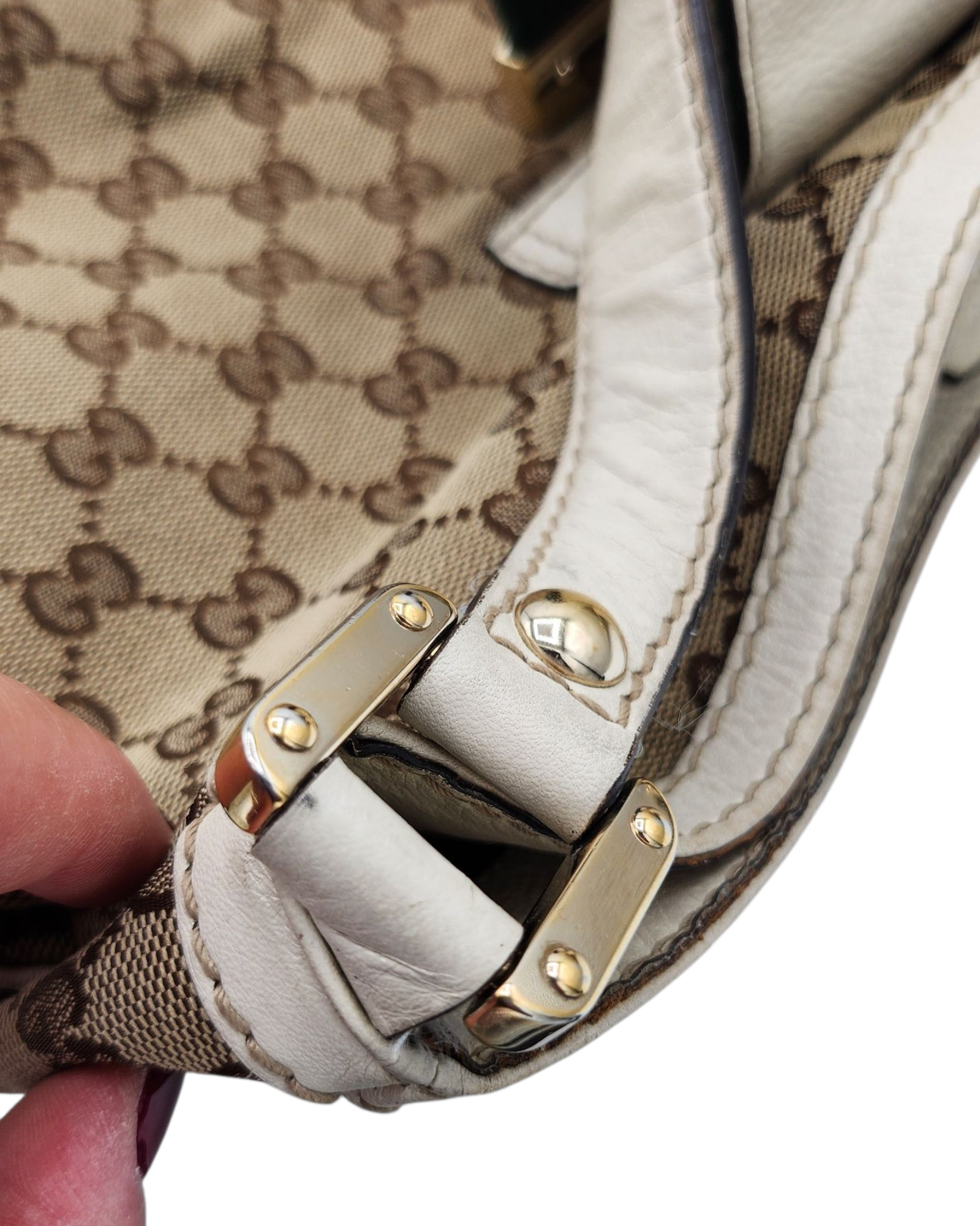 Gucci Canvas Hobo Bag