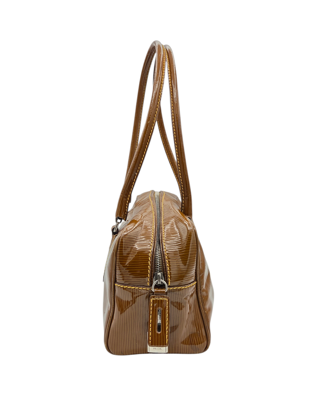 Prada Vernice Bauletto Shoulder Bag